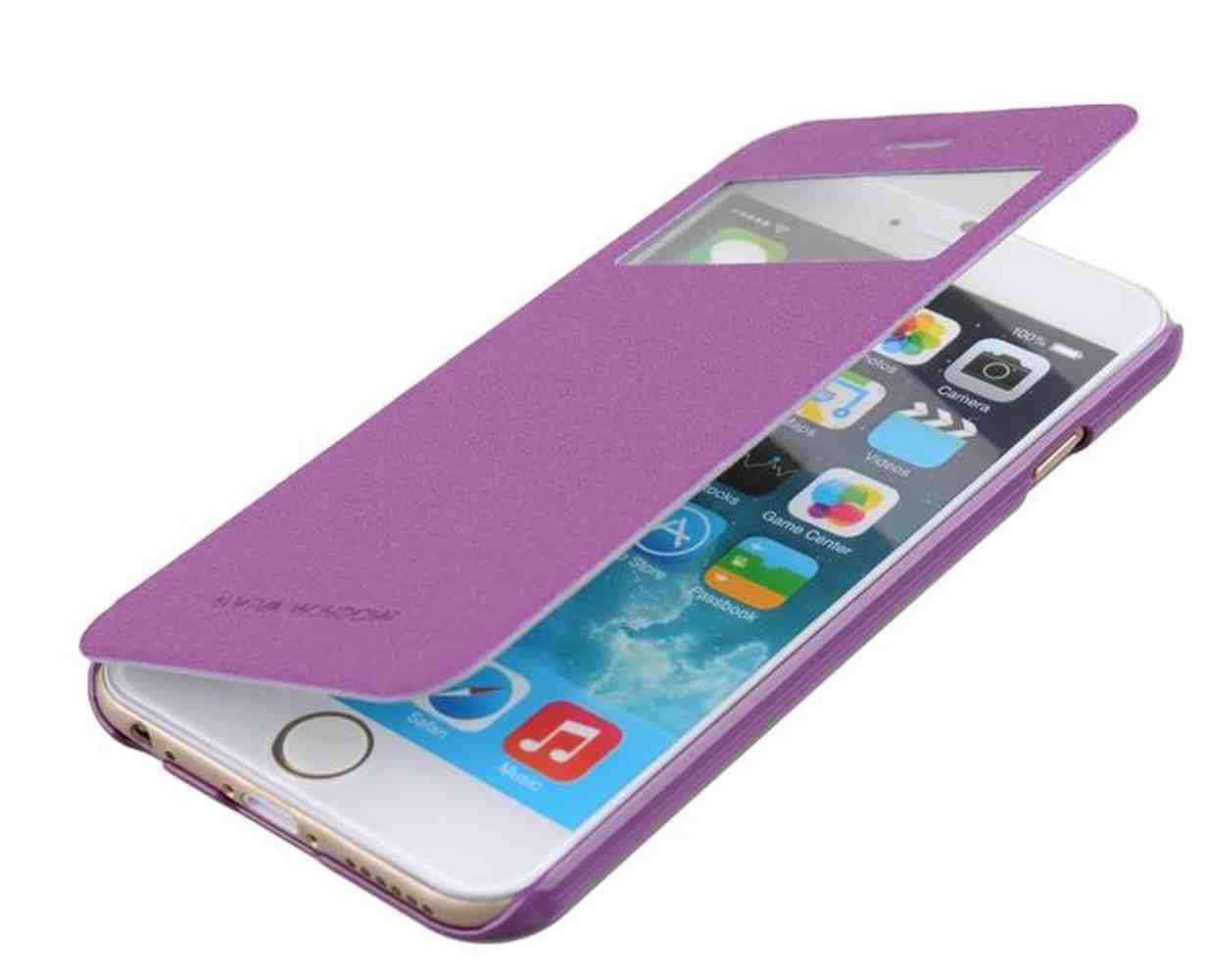 Flip Cover Iphone 6s Plus Flip Case Flip Cover For Apple IPhone 6s Plus  Purple, image size:1233x1000