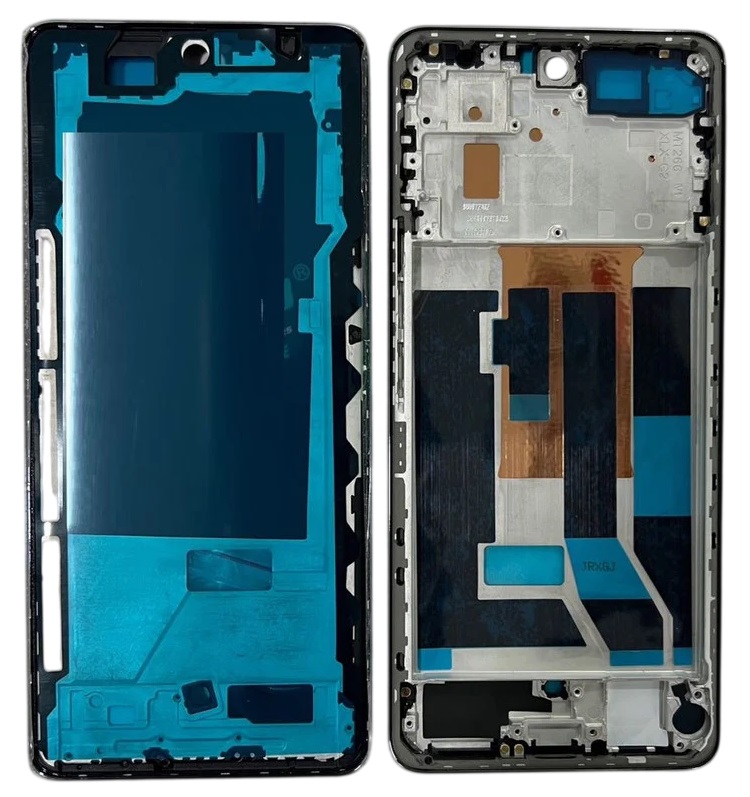 LCD Frame Middle Chassis for Vivo iQOO Z9s Pro - Black by Maxbhi.com