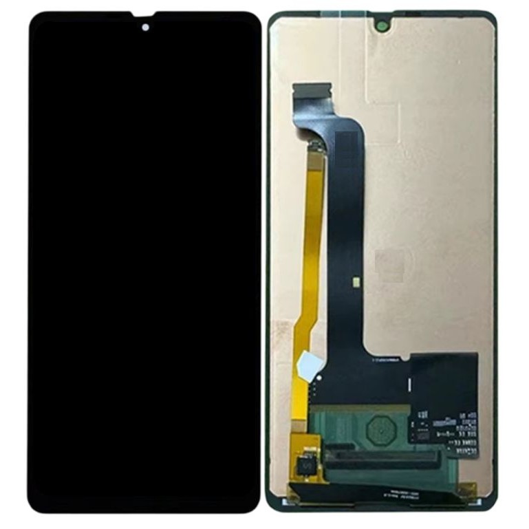 LCD with Touch Screen for Sharp Aquos Sense7 Plus - Brown by Maxbhi.com