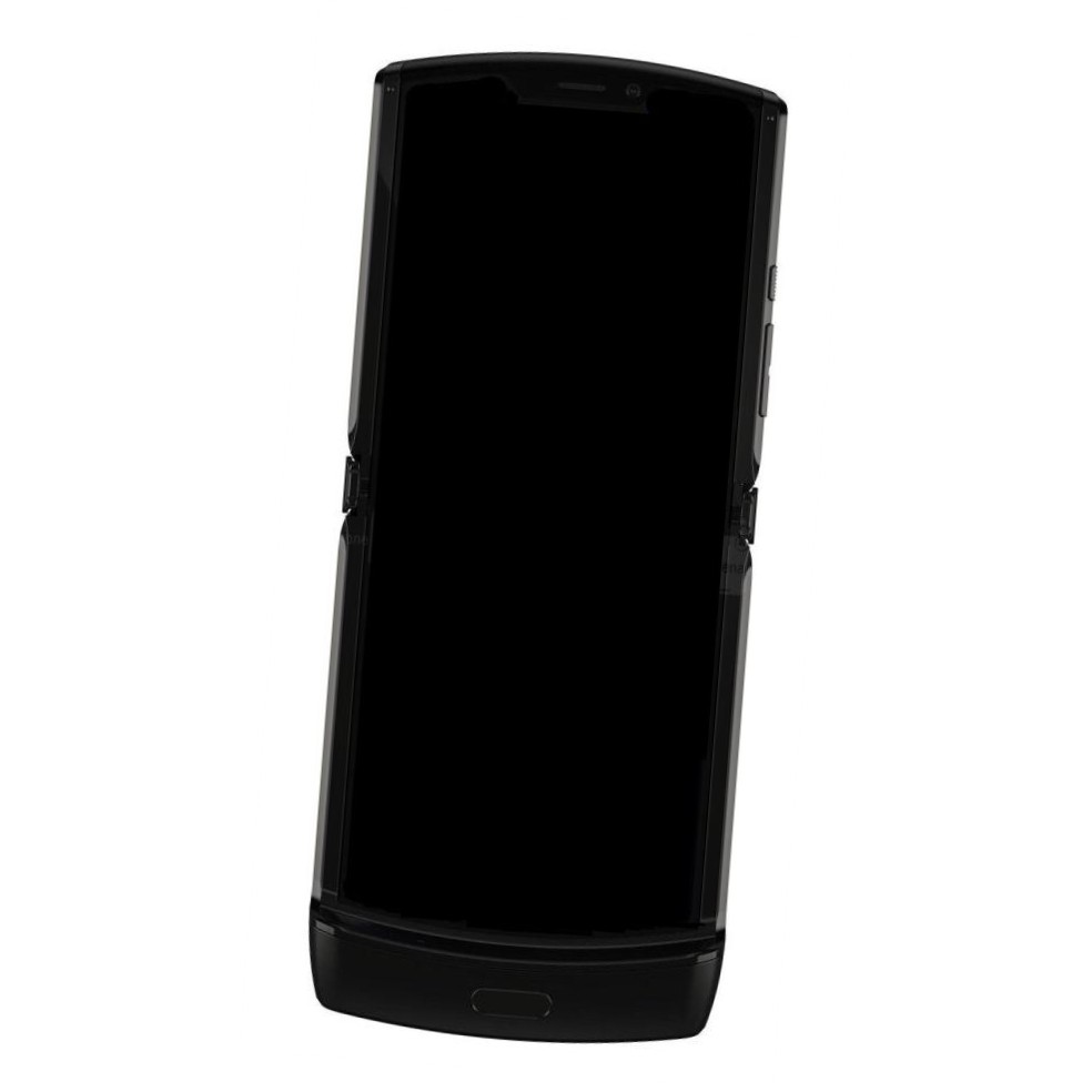 Camera Lens Glass with Frame for Motorola Razr 2019 Black by Maxbhi.com