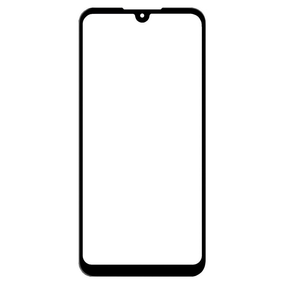 Custodia Per ZTE Blade A33s + Vetro Temperato - Silicone Morbido Trasparente Con Fiorellino Bianco - Protezione Antiurto E Antigraffio