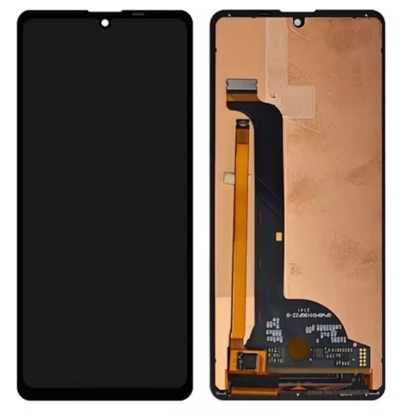 LCD with Touch Screen for Sharp Aquos Sense8 - Black by Maxbhi.com