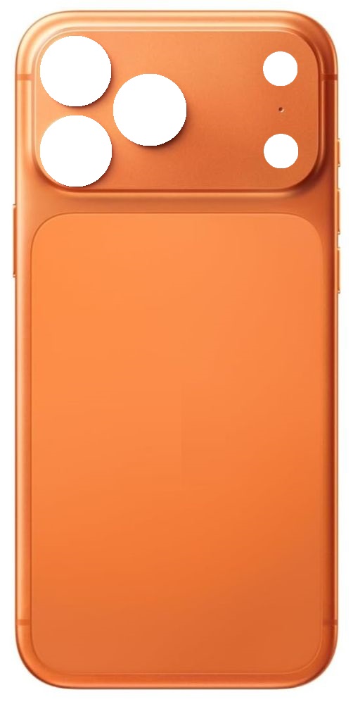 Back Panel Cover for Apple iPhone 17 Pro Max Orange