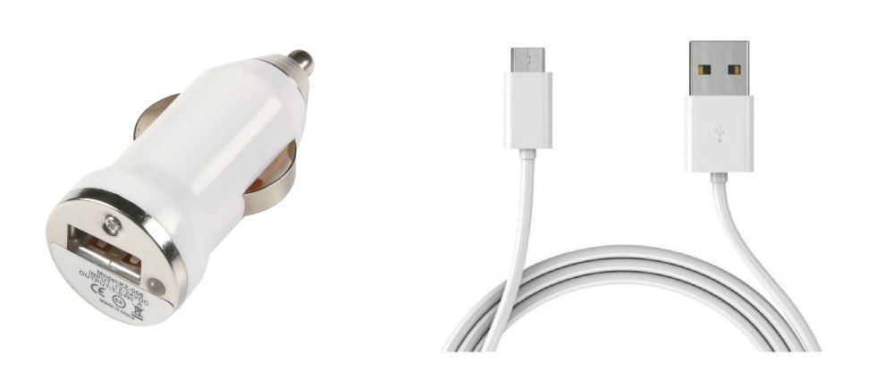 Car Charger for OSCAR Mobile K2 with USB Cable