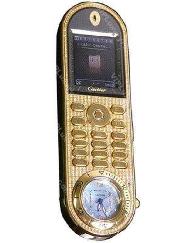 Full Body Housing for Cartier Gold Clock Mobile Cell Phone White