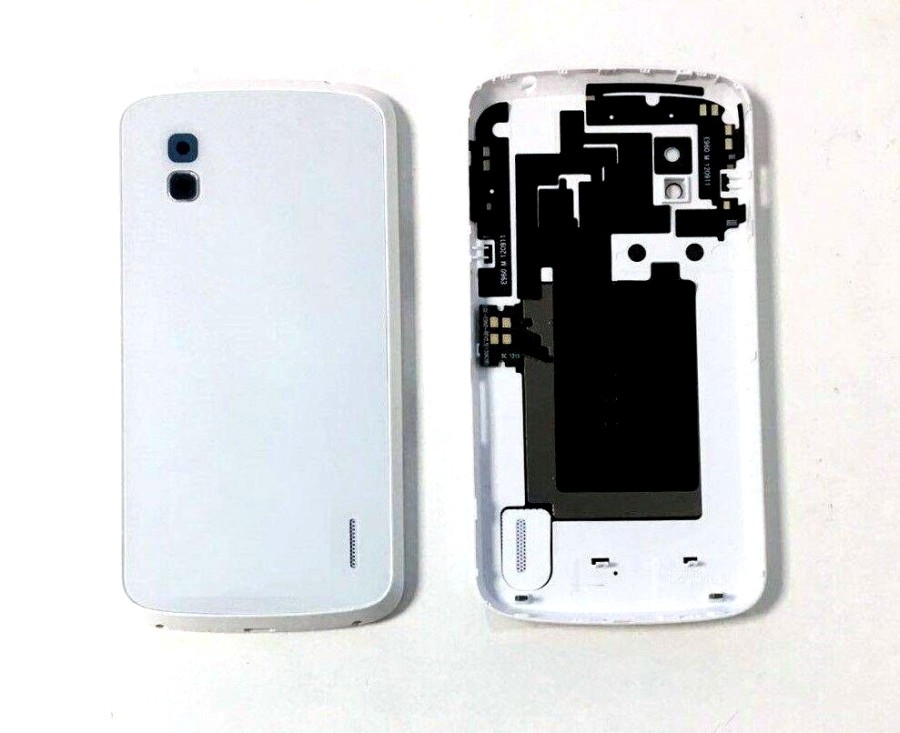 Back Panel Cover for LG Nexus 4 E960 - White - Maxbhi.com