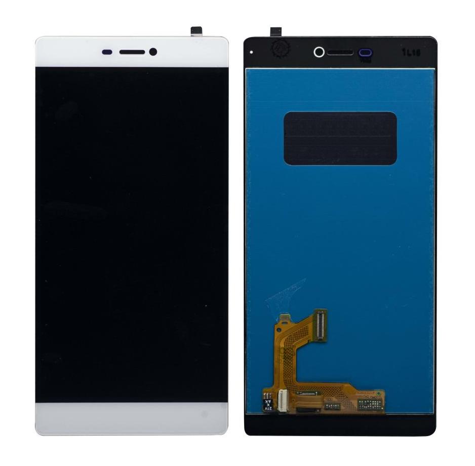 LCD with Touch Screen for Huawei P8 - White by Maxbhi.com