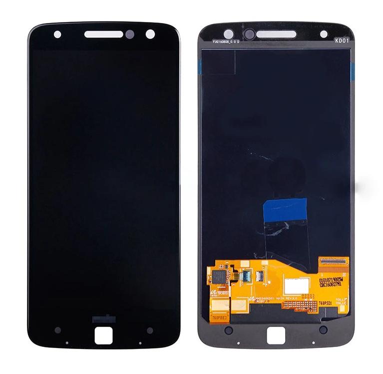 LCD with Touch Screen for Motorola Moto Z Black & Gold by