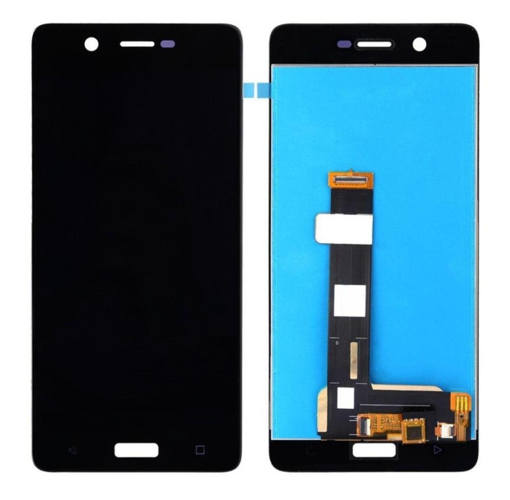 LCD with Touch Screen for Nokia 5 White by