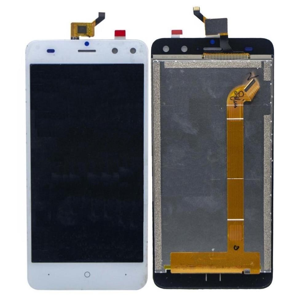 LCD with Touch Screen for Intex Elyt Dual - Red by Maxbhi.com