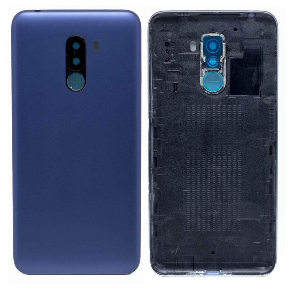 Back Panel Cover for Xiaomi Pocophone F1 Blue Maxbhi
