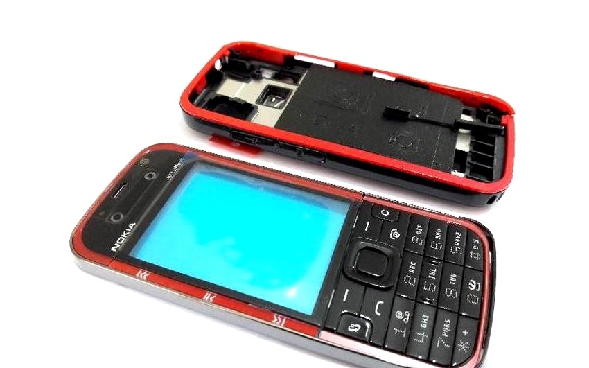 Étui Universel Horizontal Noir Pour Nokia 5730/N90/N93 - Cuir écologique, Avec Clip Ceinture
