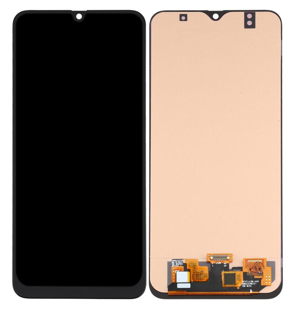 LCD with Touch Screen for Samsung Galaxy M30s - Black by Maxbhi.com