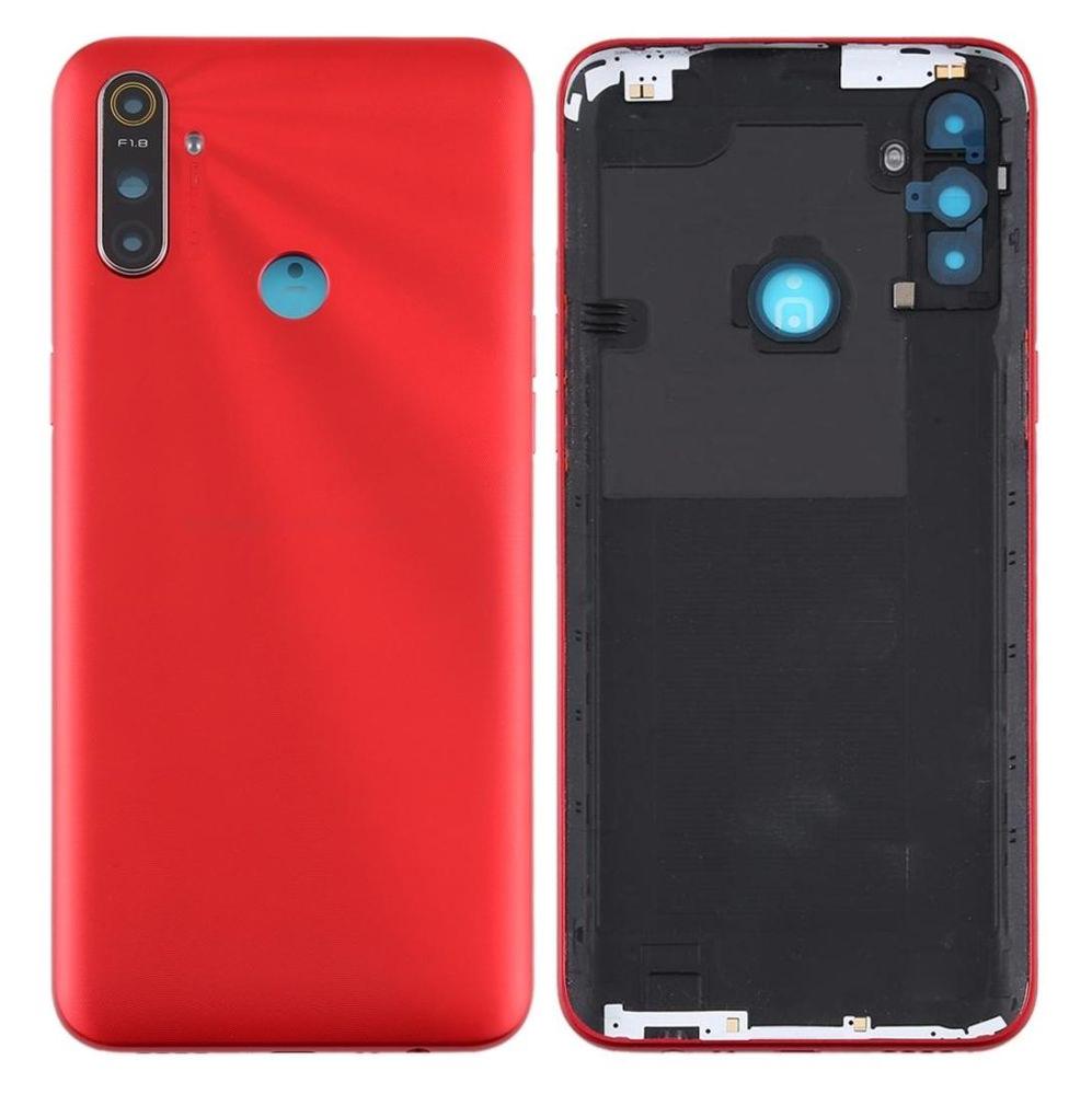 Back Panel Cover for Realme C3 3 cameras Black Maxbhi