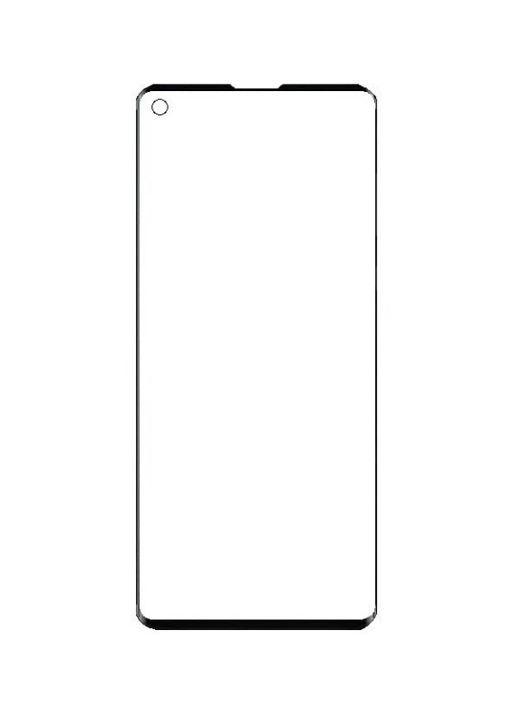 Replacement Front Glass for Motorola Edge Plus Black by