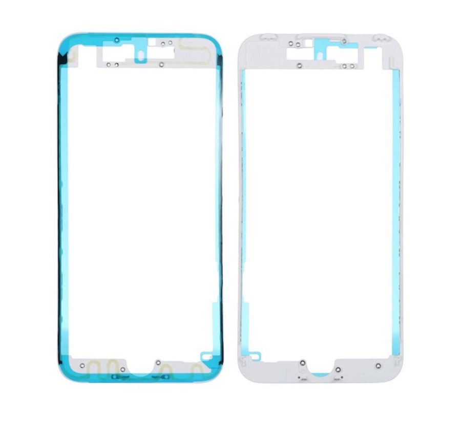 LCD Frame Middle Chassis for Apple iPhone 7 - White by Maxbhi.com