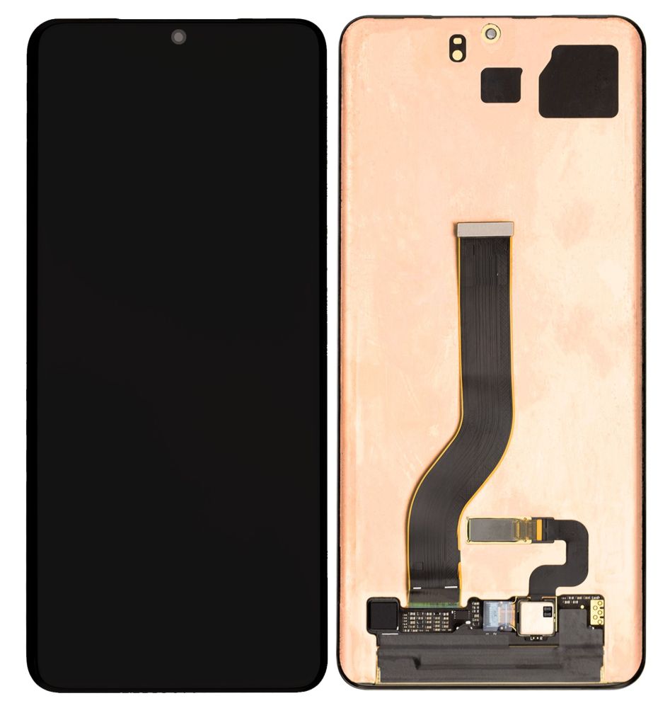 LCD with Touch Screen for Samsung Galaxy S20 Plus 5G Black (display glass  combo folder)