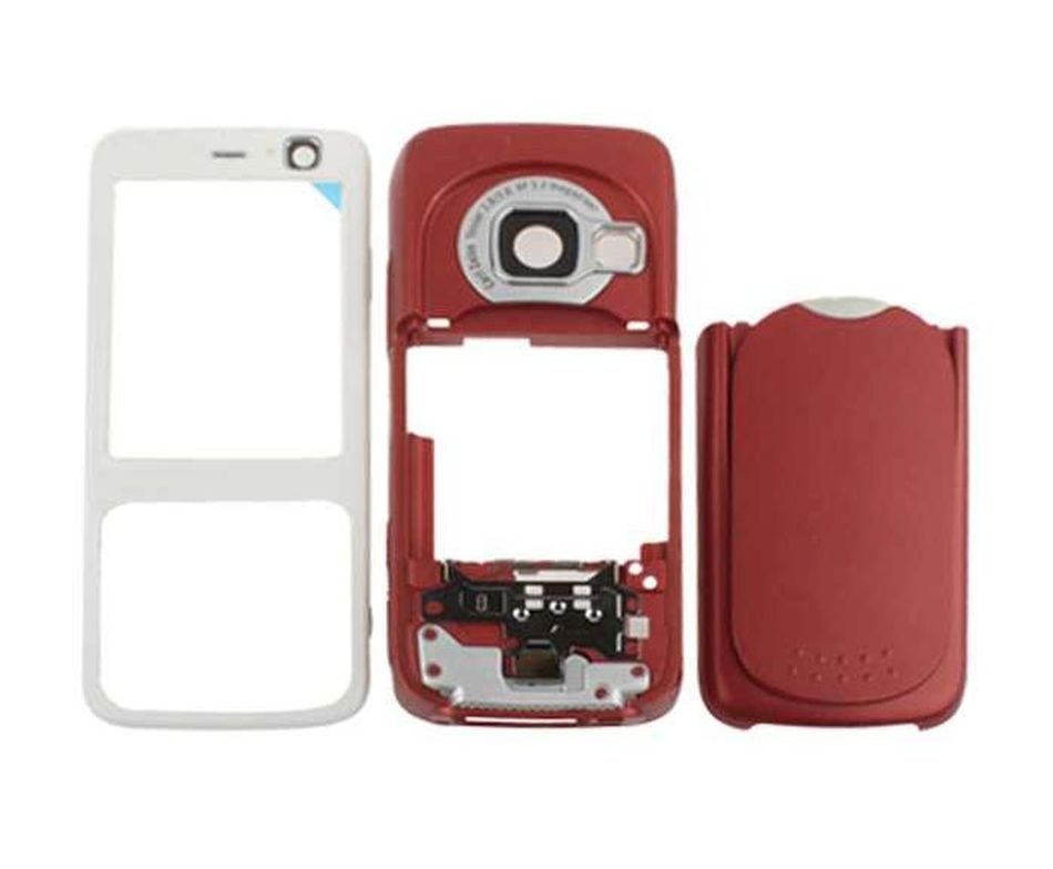 Full Body Housing for Nokia N73 - Red - Maxbhi.com