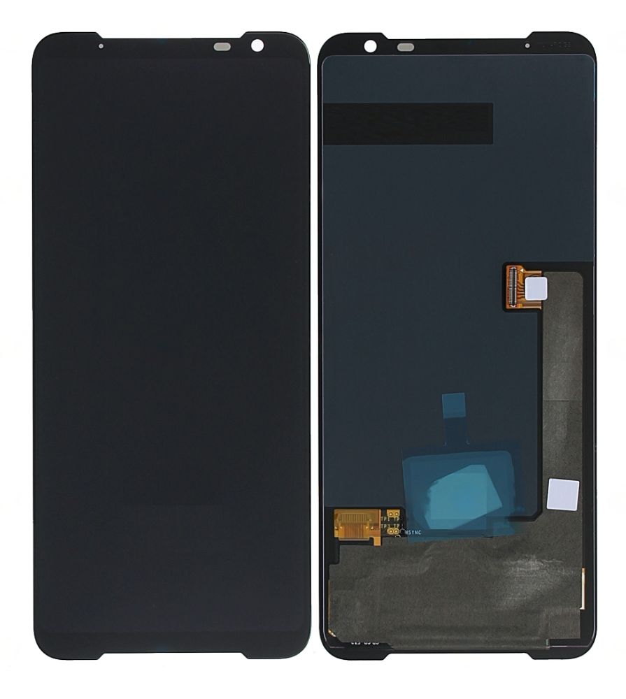 LCD with Touch Screen for Asus ROG Phone Black (display glass combo  folder)