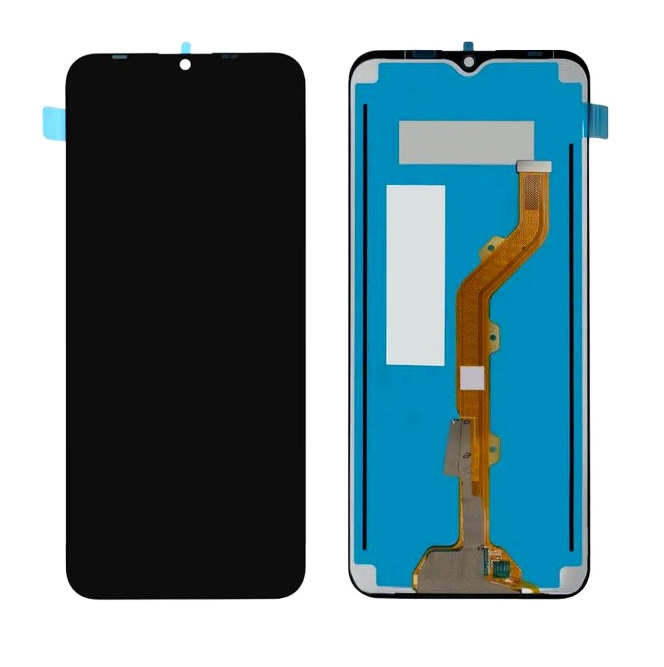 LCD with Touch Screen for Tecno Spark Go Plus Black by Maxbhi