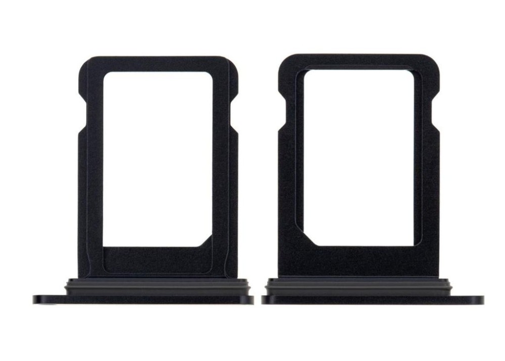 iPhone12mini256GB SIMカードフリー SIM Card Holder Tray for Apple iPhone 12 Mini - Black - Maxbhi.com