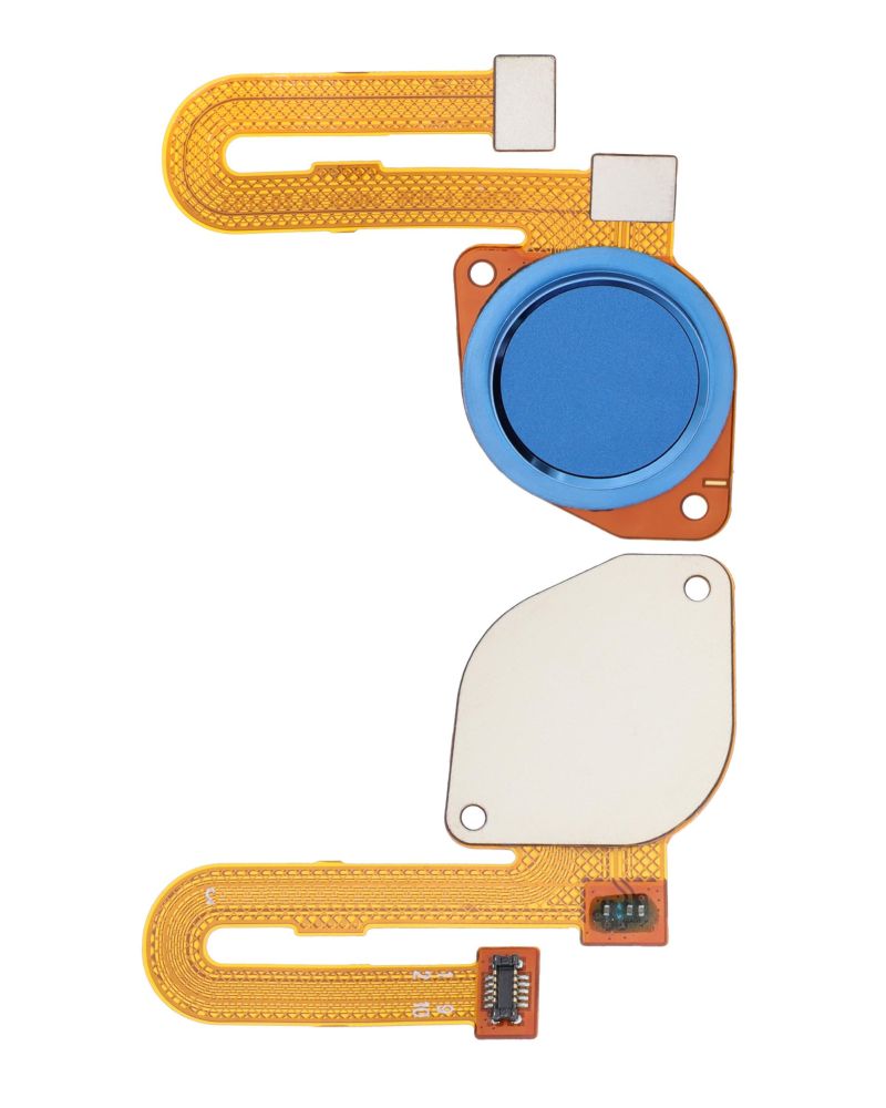 Vetro Posteriore Con Tasti Per Motorola E7 Plus (XT2081), Colore Blu, Ricambio Originale