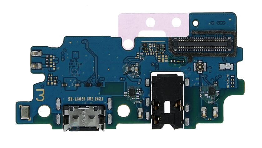 Charging Connector Flex PCB Board for Samsung Galaxy A30s by - Main Image