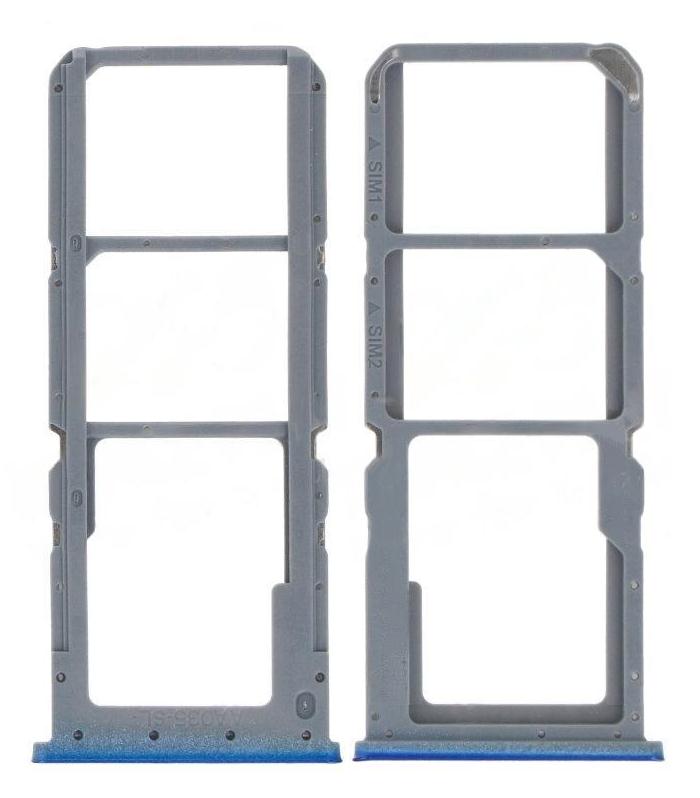 Per OPPO A5 / A3s 2 x vassoio per scheda SI vassoio per scheda icro SD (argento Per OPPO A5 / A3s 2 x vassoio per scheda SI vassoio per scheda icro SD (argento