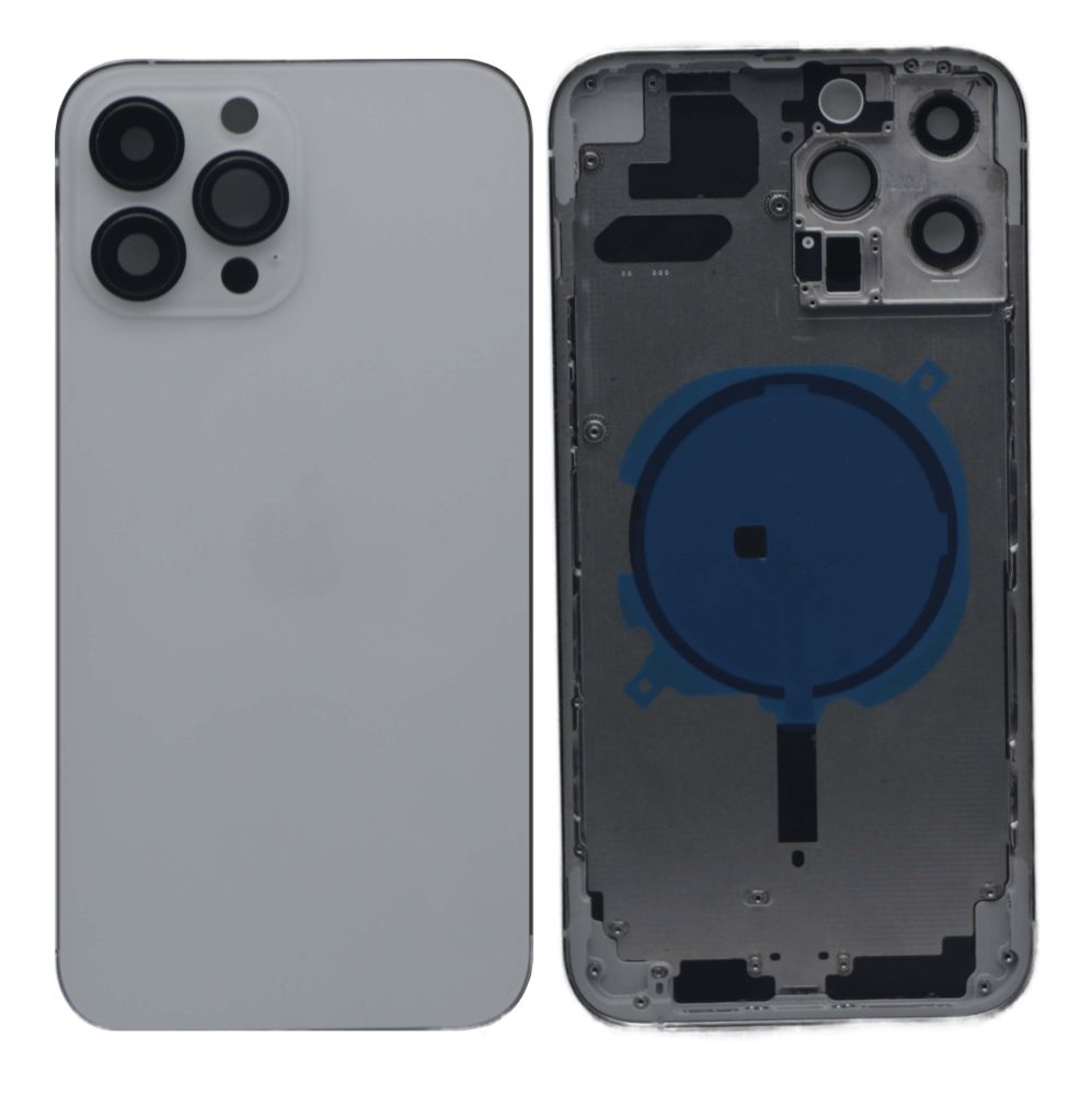 Full Body Housing for Apple iPhone 13 Pro Max - Silver - Maxbhi.com