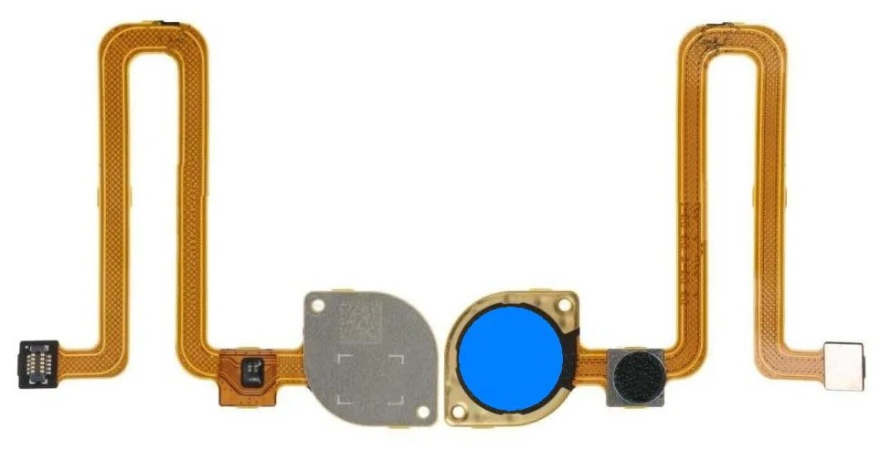 SPAREWARE® Fingerprint Sensor Flex Fingerprint Sacanner Sensor For Poco C51 -Blue