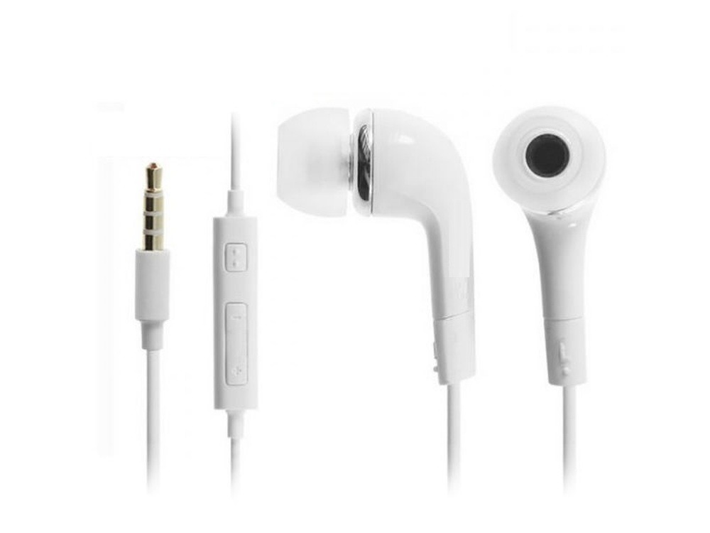 Earphone for Xiaomi Redmi Note 10 Lite Handsfree, In-Ear Headphone, White