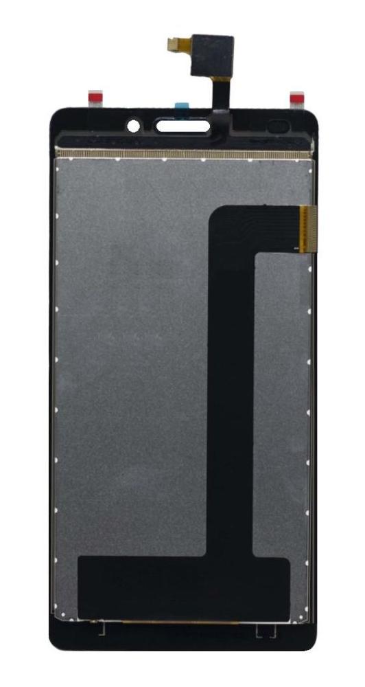 LCD with Touch Screen for Intex Aqua Super Black display glass combo folder