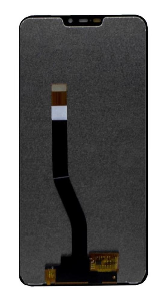 LCD with Touch Screen for Lava Z92 - Black by Maxbhi.com