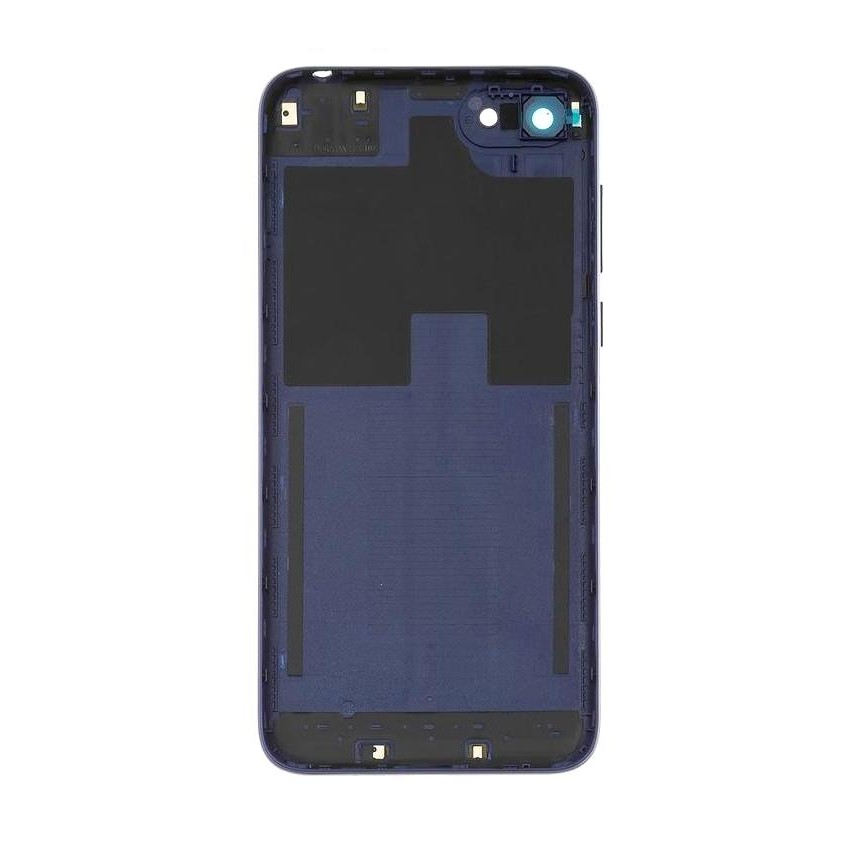 Cover Per Huawei Y5 2018 – Custodia Trasparente Slim In TPU Con Farfalla Blu, Antigraffio E Antiurto