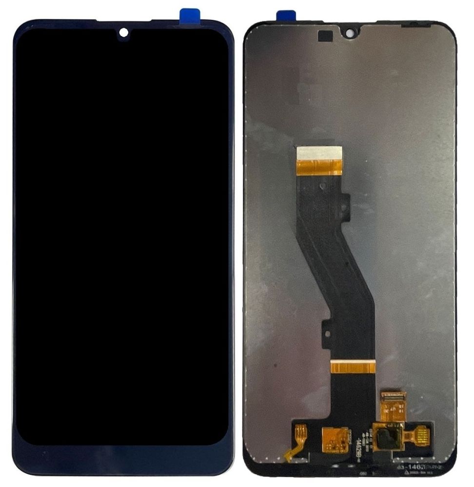 LCD with Touch Screen for Nokia 3 V - Blue by Maxbhi.com