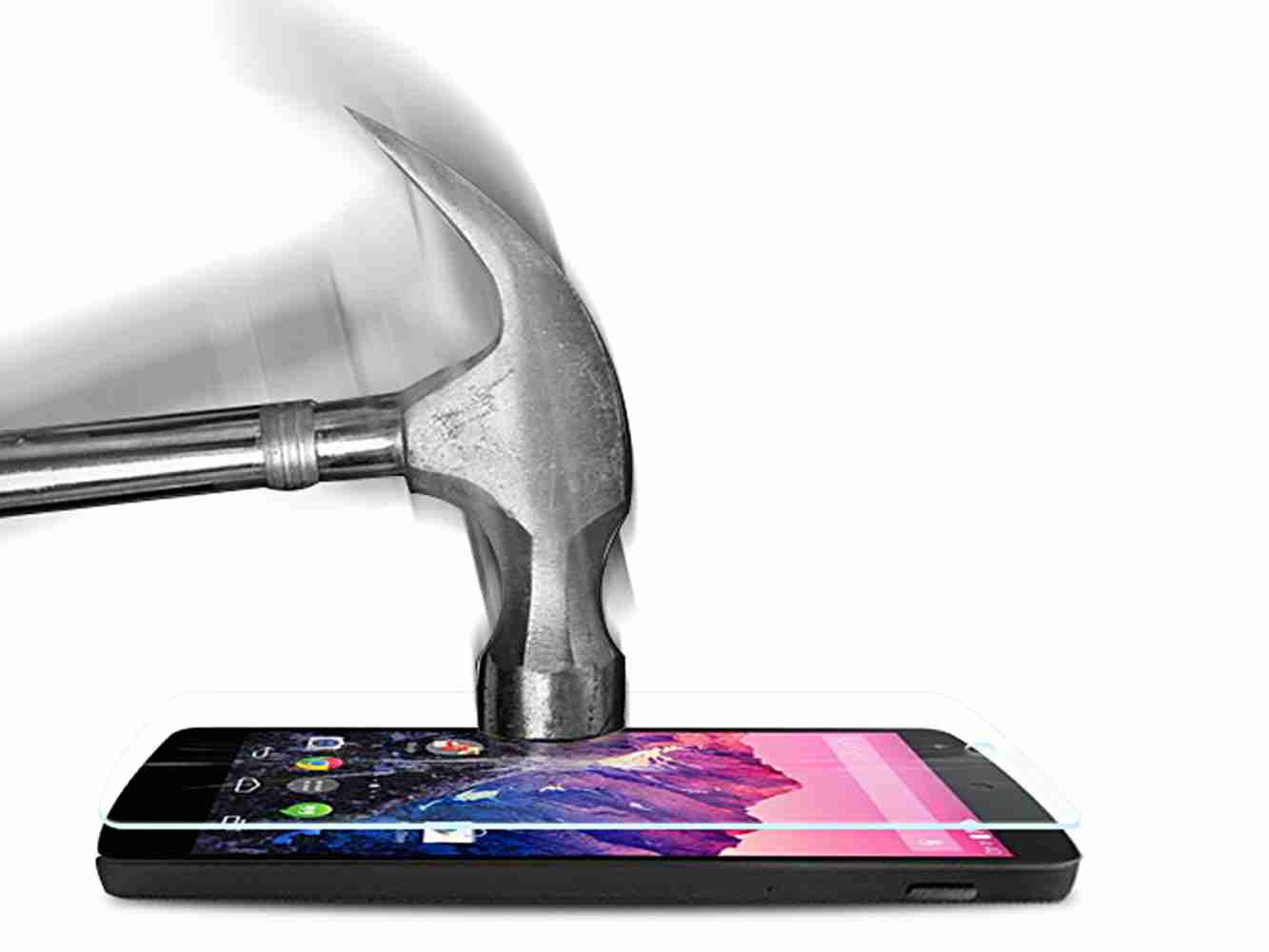 Broken Hardened Glass Screen Protector Ceramic Tempered Glass