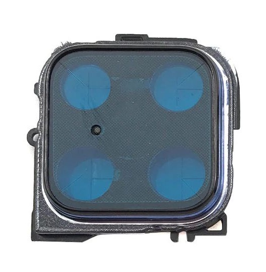 Camera Lens Glass with Frame for Xiaomi Redmi Note Black - Main Image