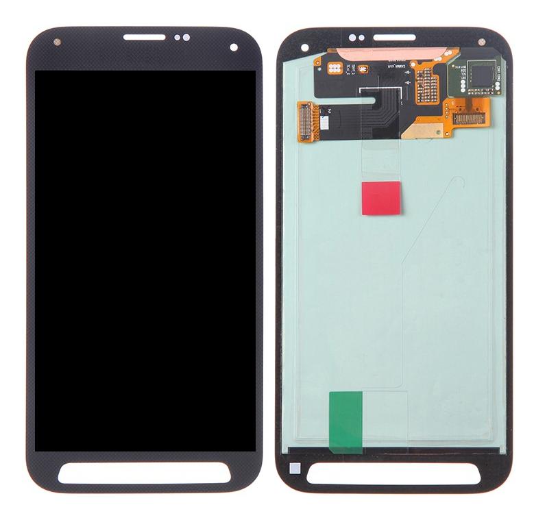 LCD with Touch Screen for Samsung Galaxy S5 Sport SM G860P Black by Maxbhi