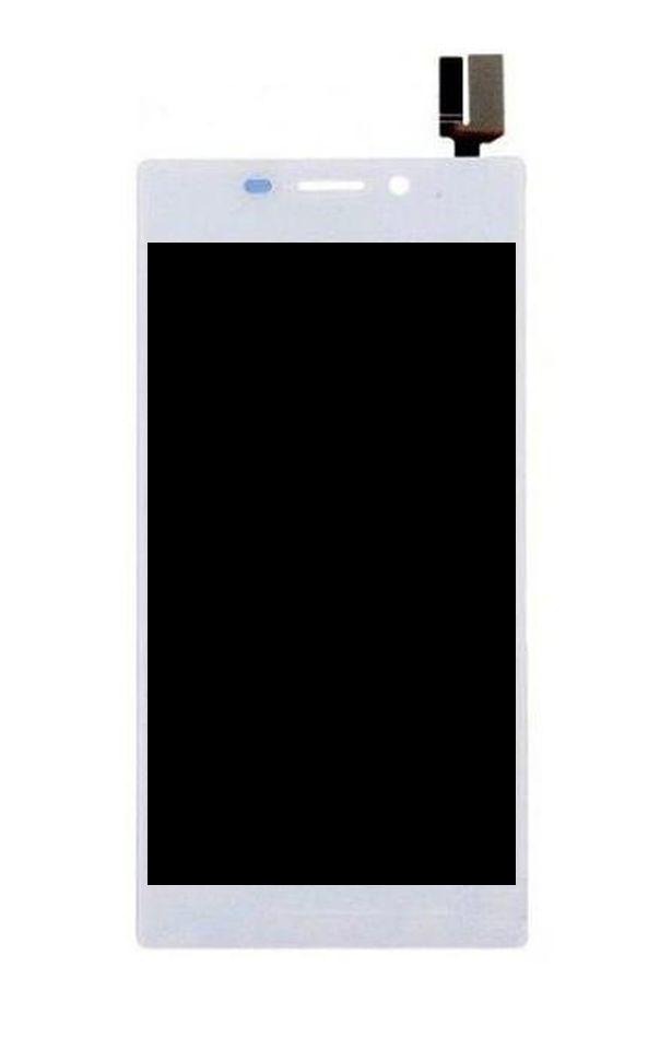 Écran LCD Complet Avec Cadre Pour SONY Xperia M2 (D2303) - Neuf, Argenté, Prêt à Poser !