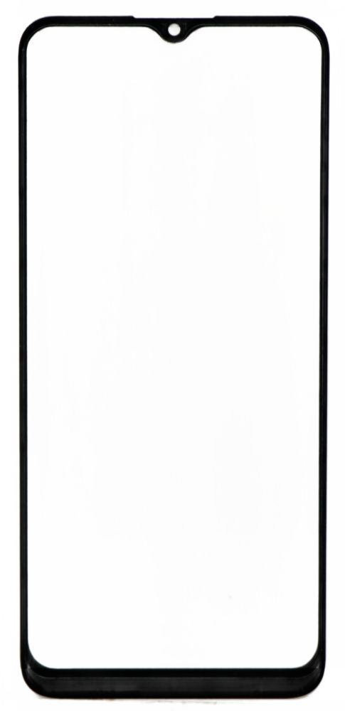 Replacement Front Glass for Nokia C32 Charcoal by Maxbhi