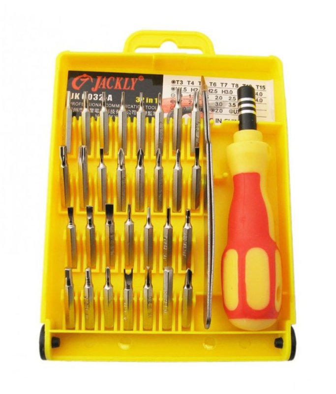 32 Pieces Screw Driver Set for Spice Boss Champion 2 M 5008 by Maxbhi