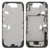 Lcd Frame Middle Chassis For Apple Iphone 16 Pro Black By - Maxbhi Com