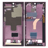 LCD Frame Middle Chassis for Samsung Galaxy S22 Ultra 5G - Orange by Maxbhi.com