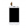 Lcd With Touch Screen For Alcatel Ot990 White By - Maxbhi.com