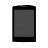 Lcd With Touch Screen For Akai 7713 Qtouch White By - Maxbhi.com