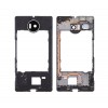 Lcd Frame Middle Chassis For Microsoft Lumia 950 Xl Dual Sim White By - Maxbhi Com