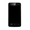 Lcd Frame Middle Chassis For Xolo A500l Black By - Maxbhi Com