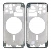 Lcd Frame Middle Chassis For Apple Iphone 12 Pro Black By - Maxbhi Com