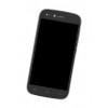 Lcd Frame Middle Chassis For Intex Aqua Slice Black By - Maxbhi Com