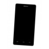 Lcd Frame Middle Chassis For Rage Rayon Black By - Maxbhi Com